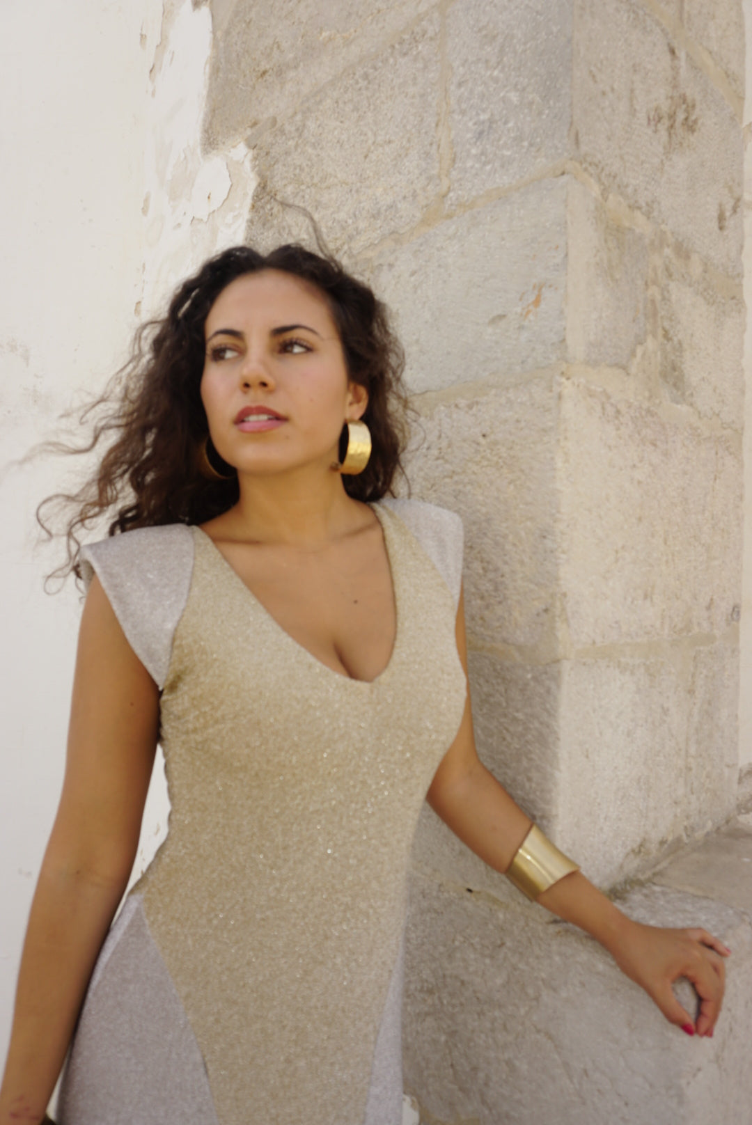 VESTIDO DAYANA GOLD