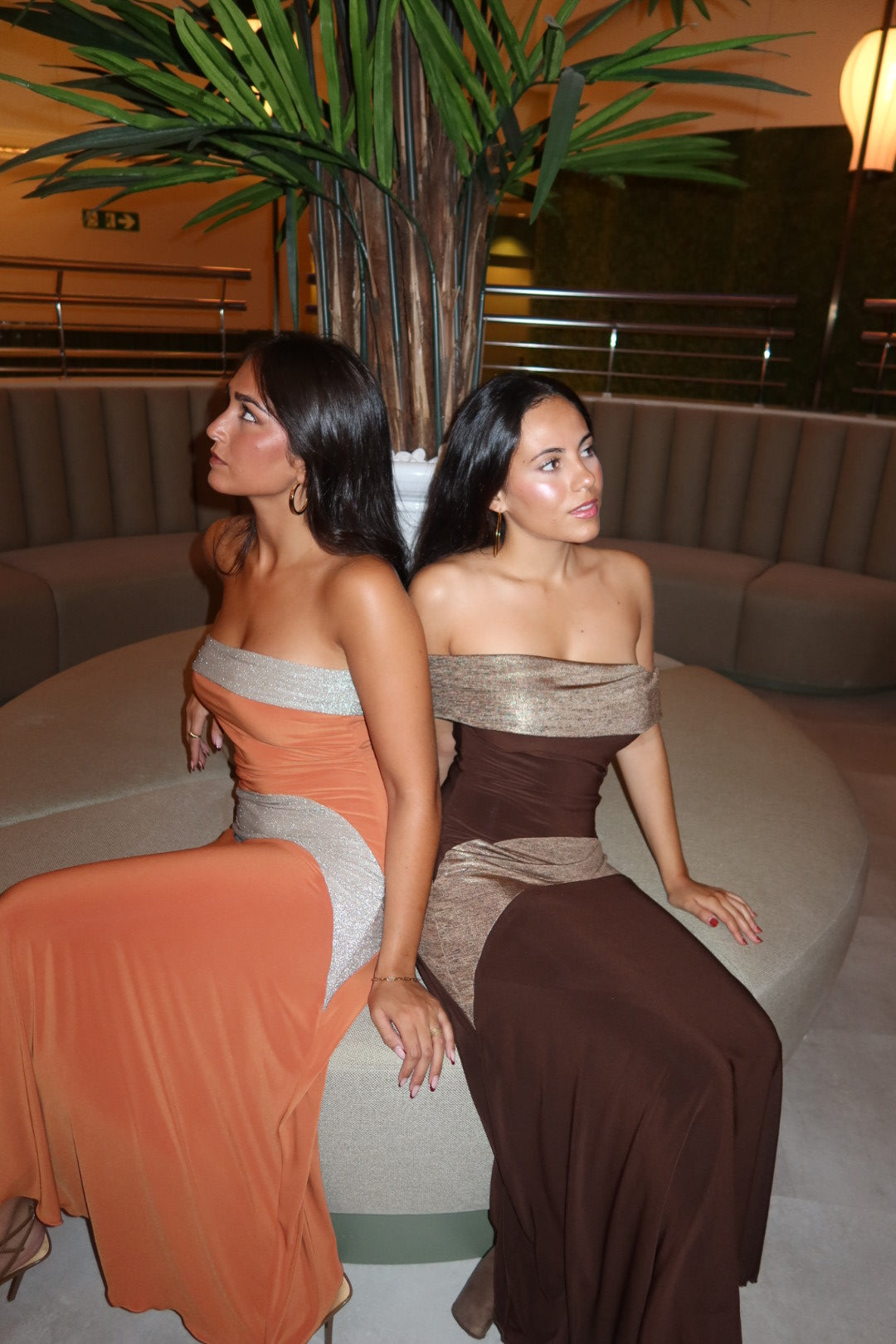 VESTIDO PUENTE NARANJA